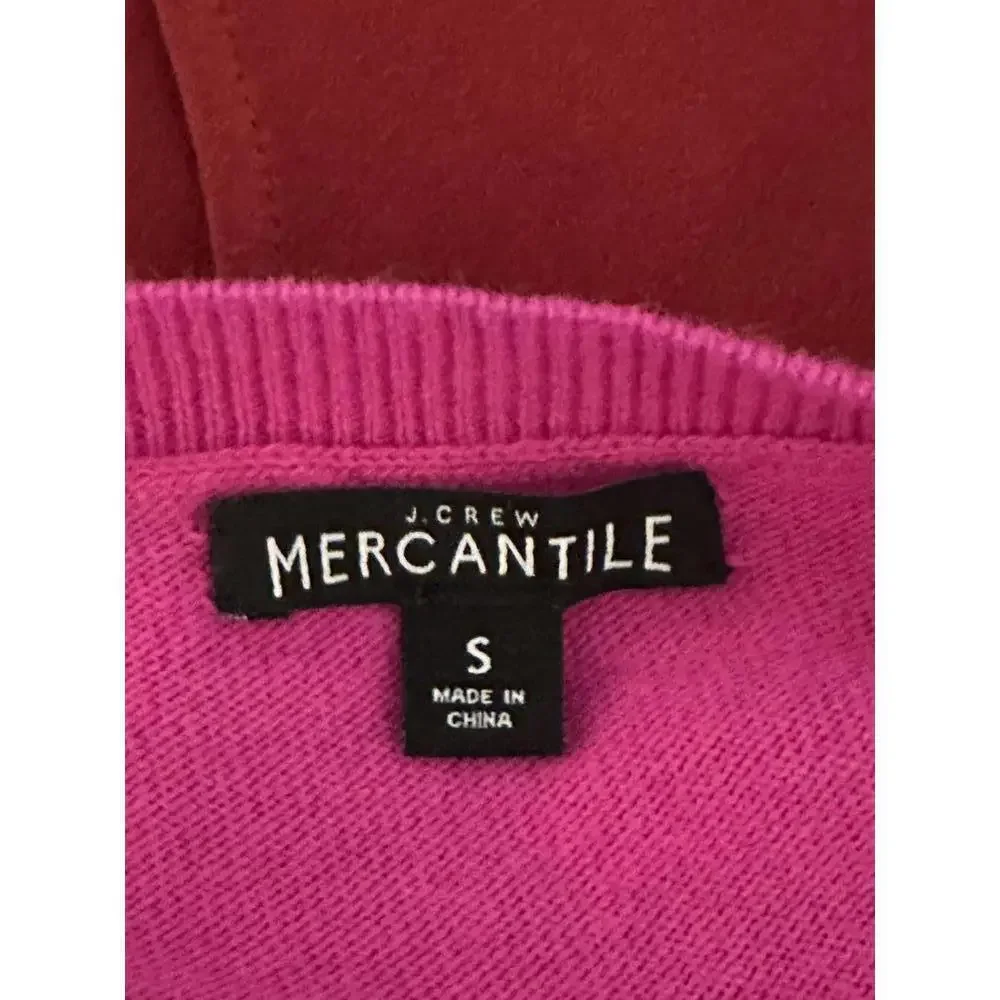 J.Crew Mercantile Teddie cotton/wool crew neck long sleeve sweater Size Small